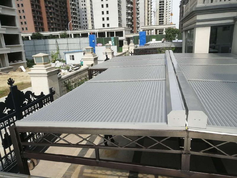铝合金雨棚案例